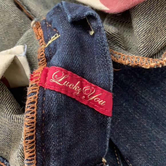 Lucky Jeans Sweet n Low size 8 size 29 dark blue - Picture 8 of 10